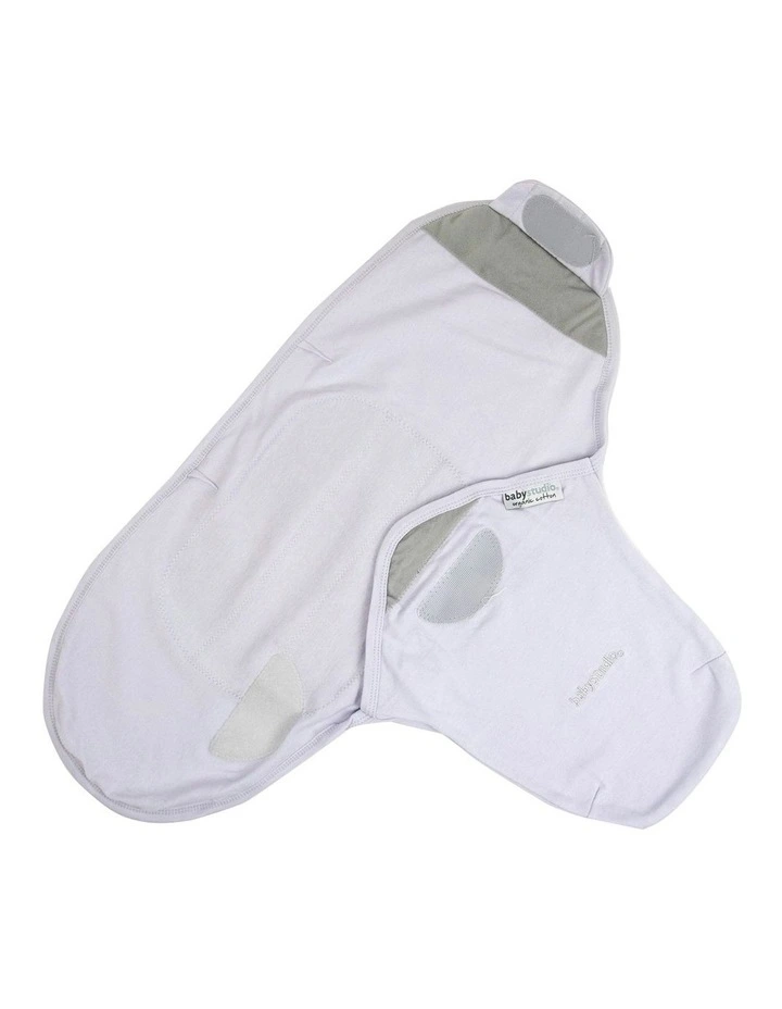 Bamboo Swaddlewrap Small (0-3M) in Warm Grey