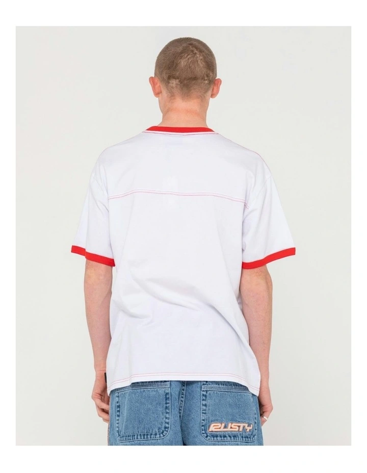 Dead Ringer Short Sleeve Tee in White