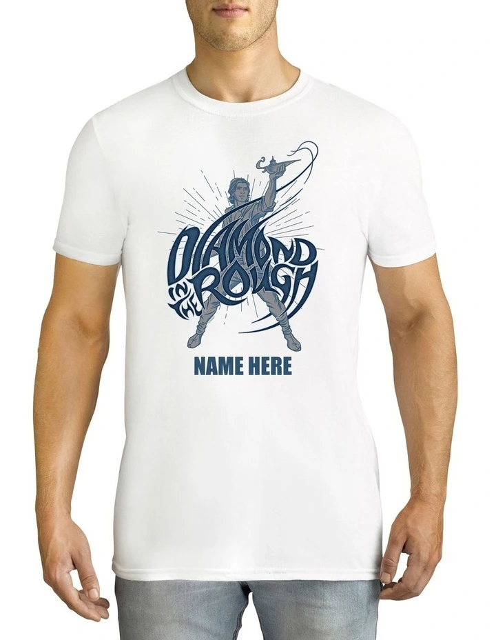 Men's Disney Aladdin Personalised Cotton T Shirt