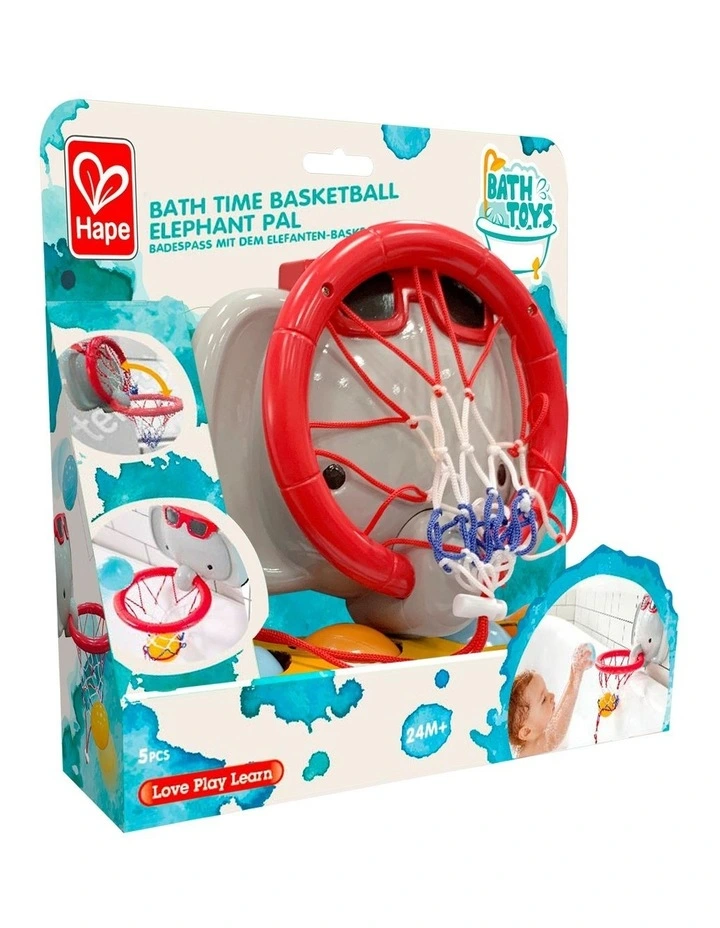 Bath Time Basketball Elephant Pal