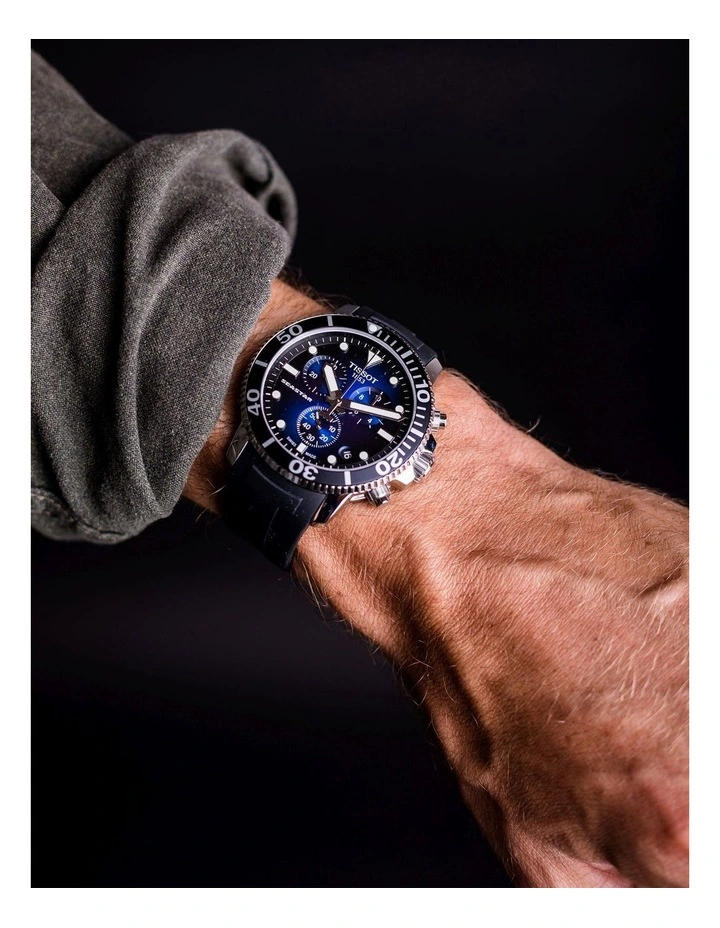 Seastar 1000 Chronograph T1204171704100 Watch in Blue