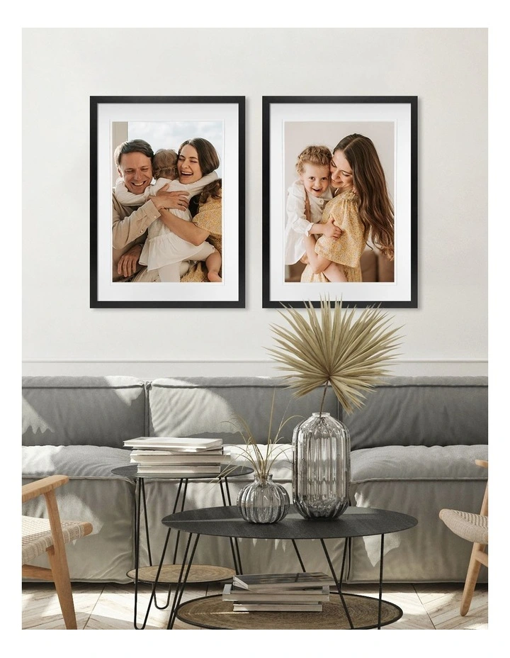 Decorator Black Photo Frame 40x56/30x45cm in Black