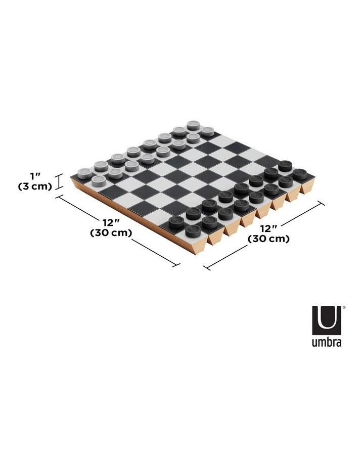 Rolz Chess & Checkers Set 30x30x3cm