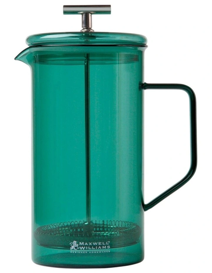 Gift Boxed Blend Sala Glass Plunger 1L in Forest