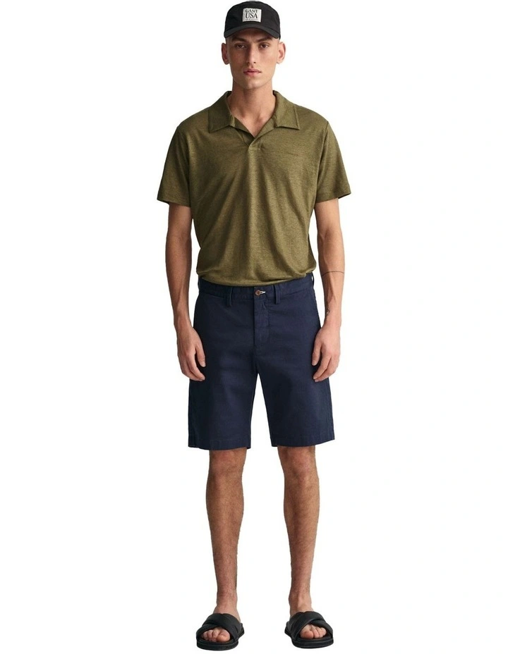 Hallden Twill Shorts in Marine