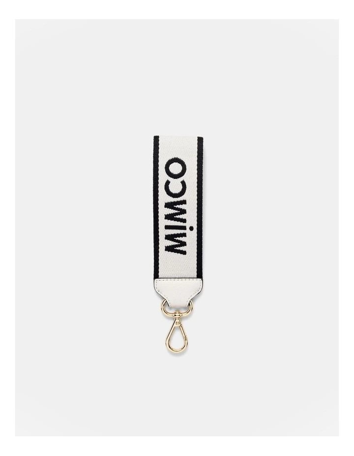 Stripe Webbing Wrist Strap in Ivory