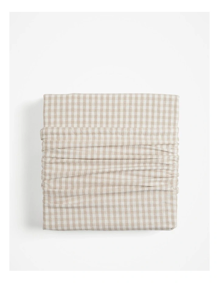 Noni Single Quilt Cover in Natural