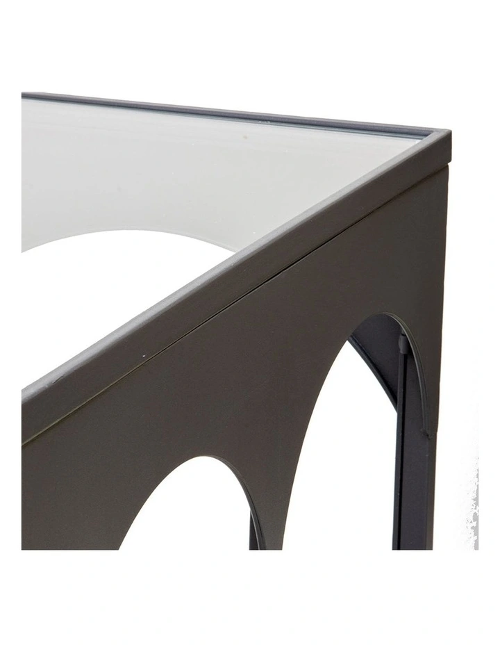 Arch Console Table in Black