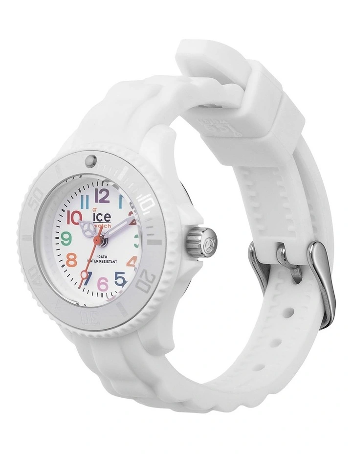 Ice Mini Kids Extra Small White Silicone Quartz Watch