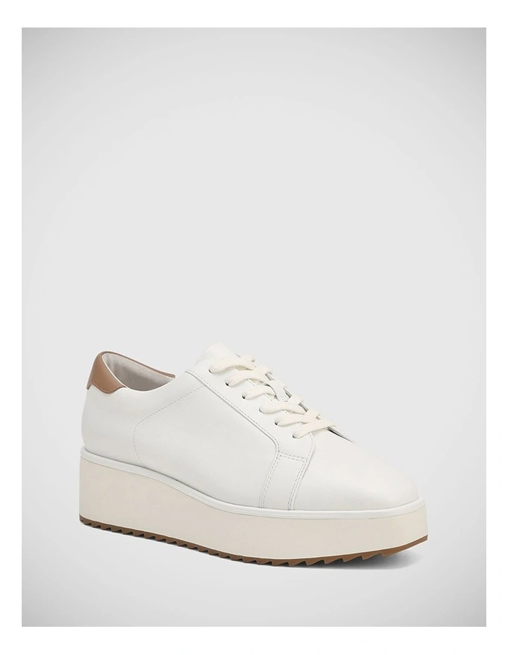 Hawthorn Leather Lace Up in White