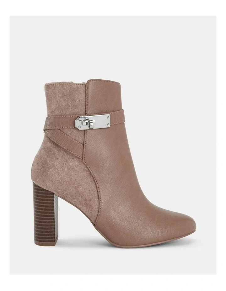 Kobie Ankle Boots in Almond