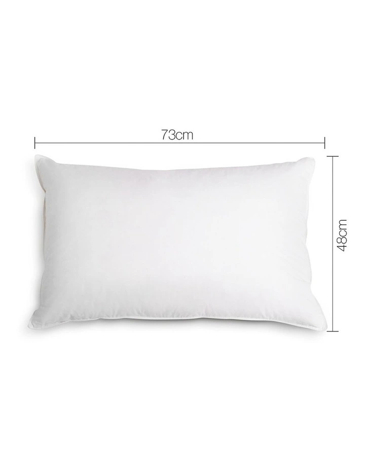 Set of 4 Medium & Firm Cotton Pillows
