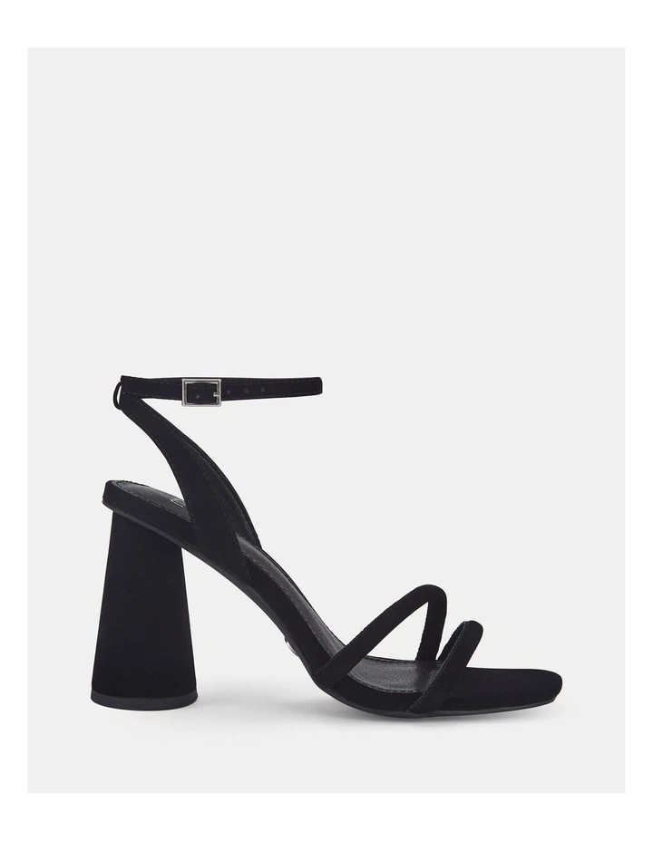 Larkin Heeled Sandals in Black