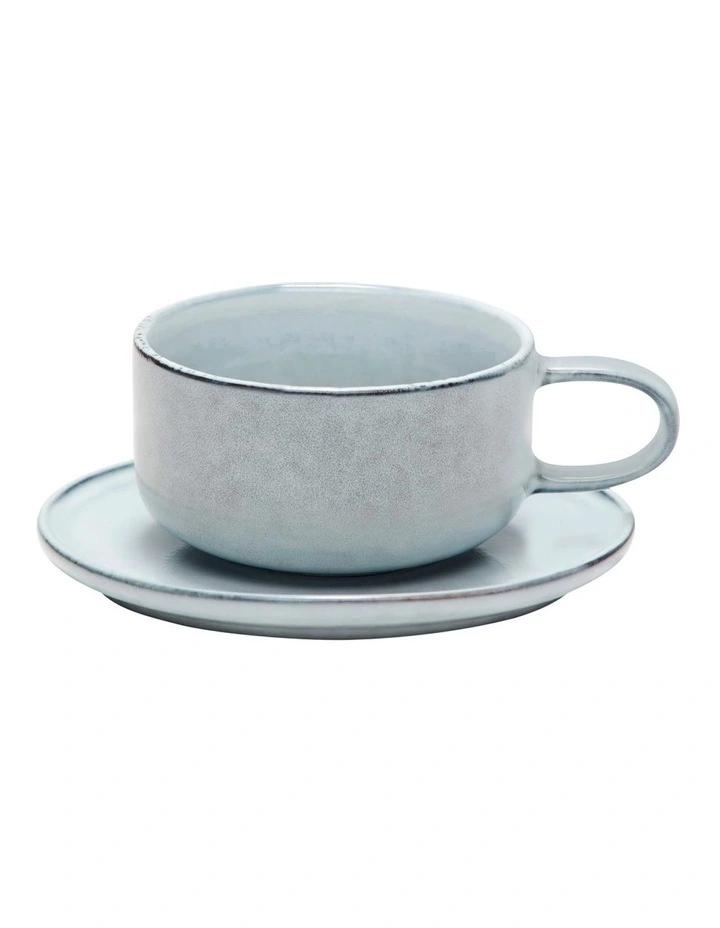 Relic Tea Cup & Saucer Blue