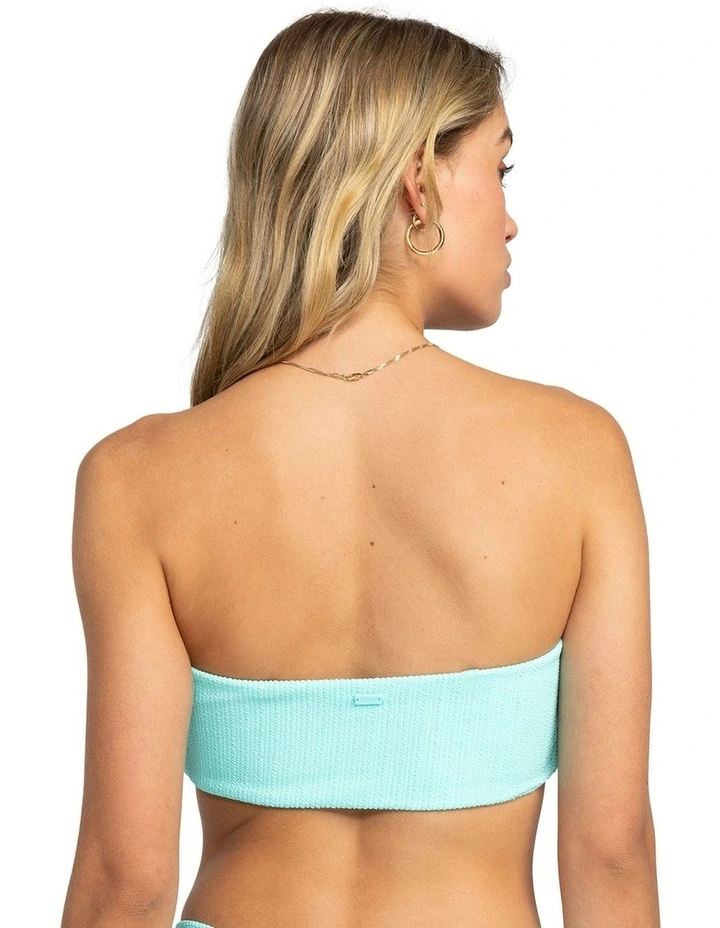 Bandeau Bikini Top in Aruba Blue