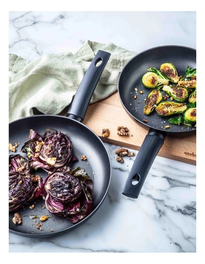 Per Natura Nonstick Induction Twin Pack Skillets 20/26cm