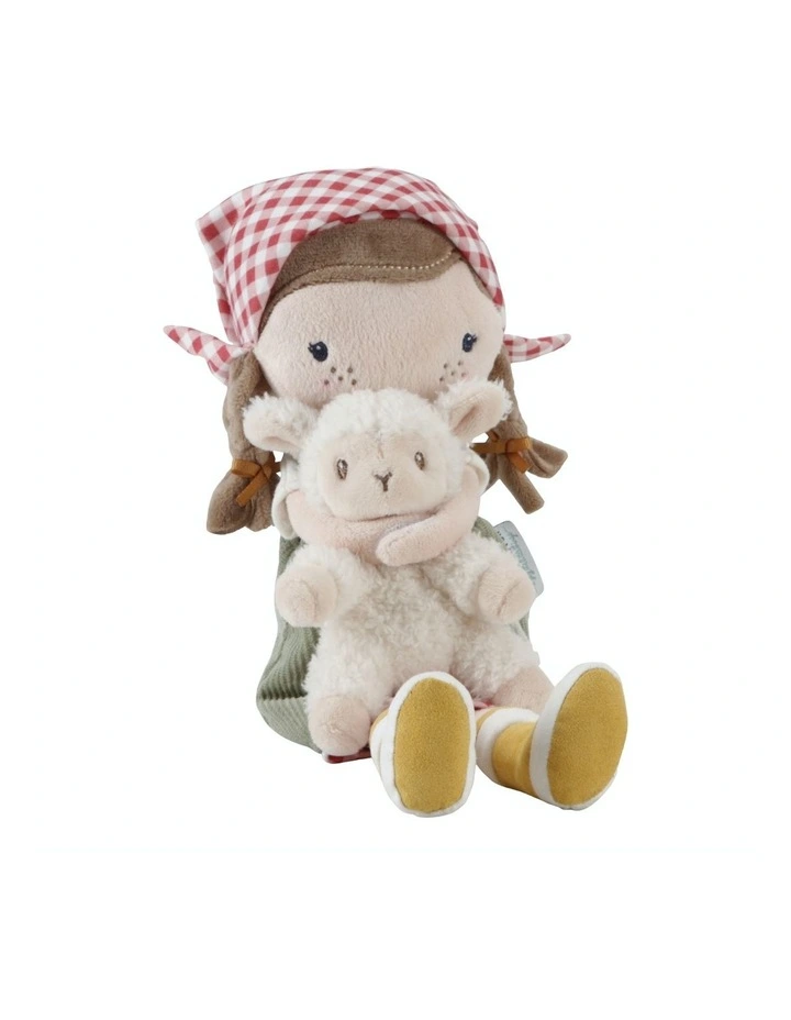 Cuddle Doll Farmer Rosa with Sheep Plush Toy 35cm