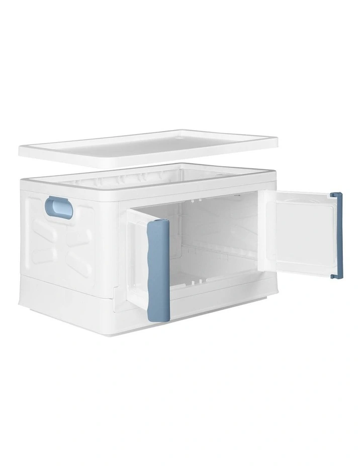 Two Opening Stackable Storage Box 45L in Multi