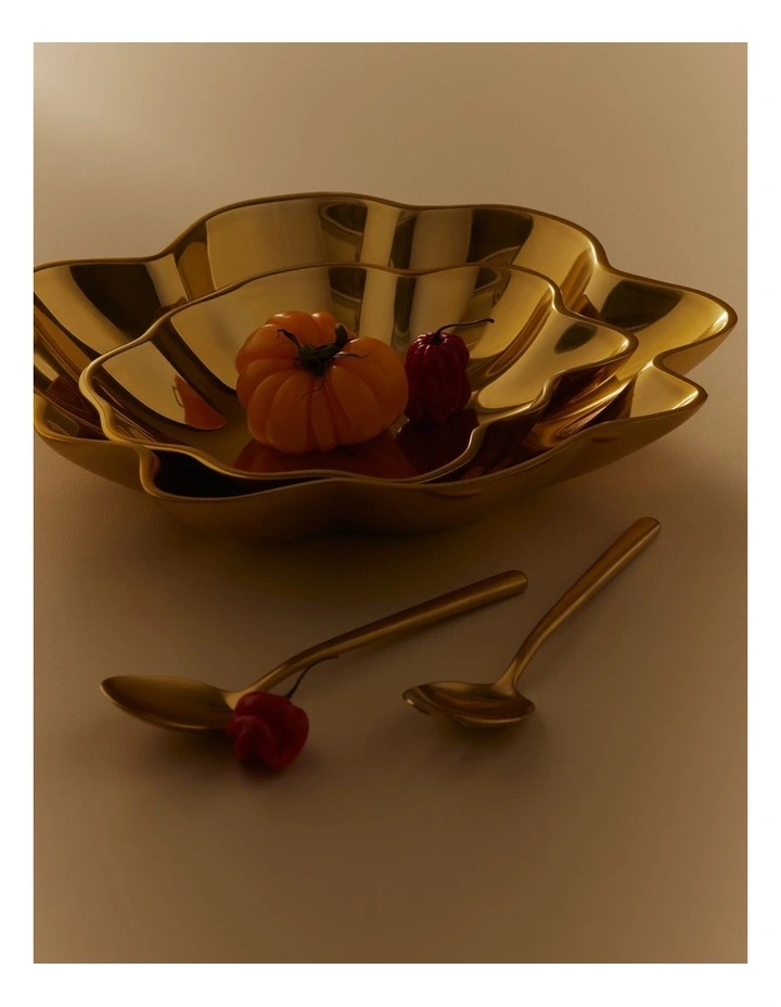 Bruny Large Decoration Bowl in Brass