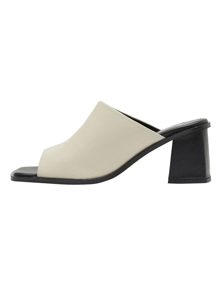 Alana Peep Toe Mule in Bone