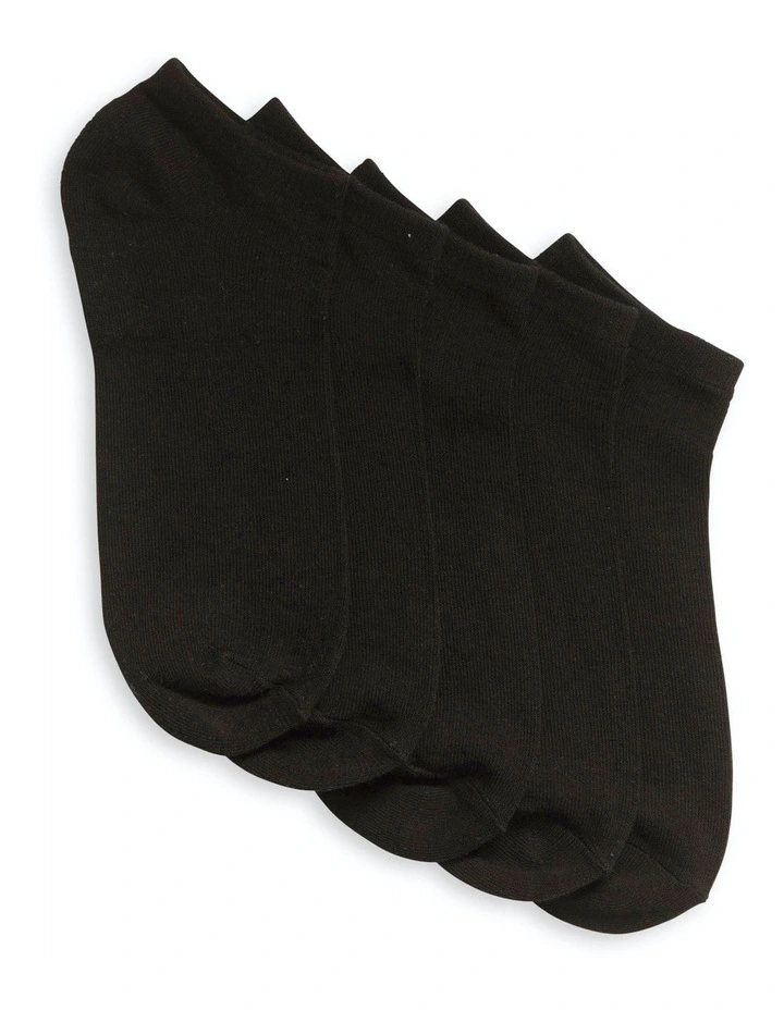 Essential Liner Socks 40 Pack in Black