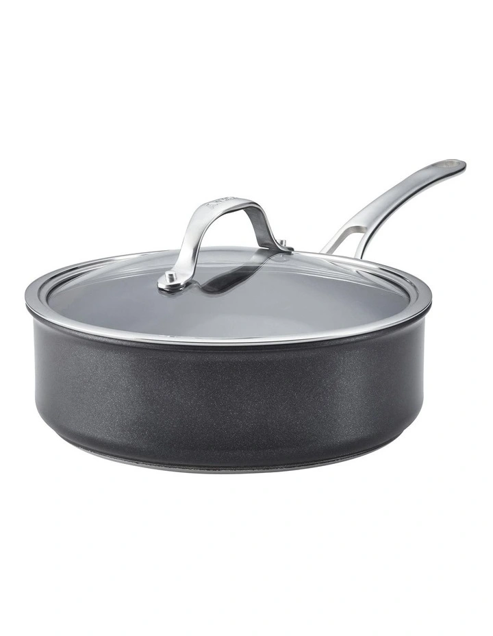 X Hybrid Nonstick Induction Covered Saute 24cm/3.3L in Black