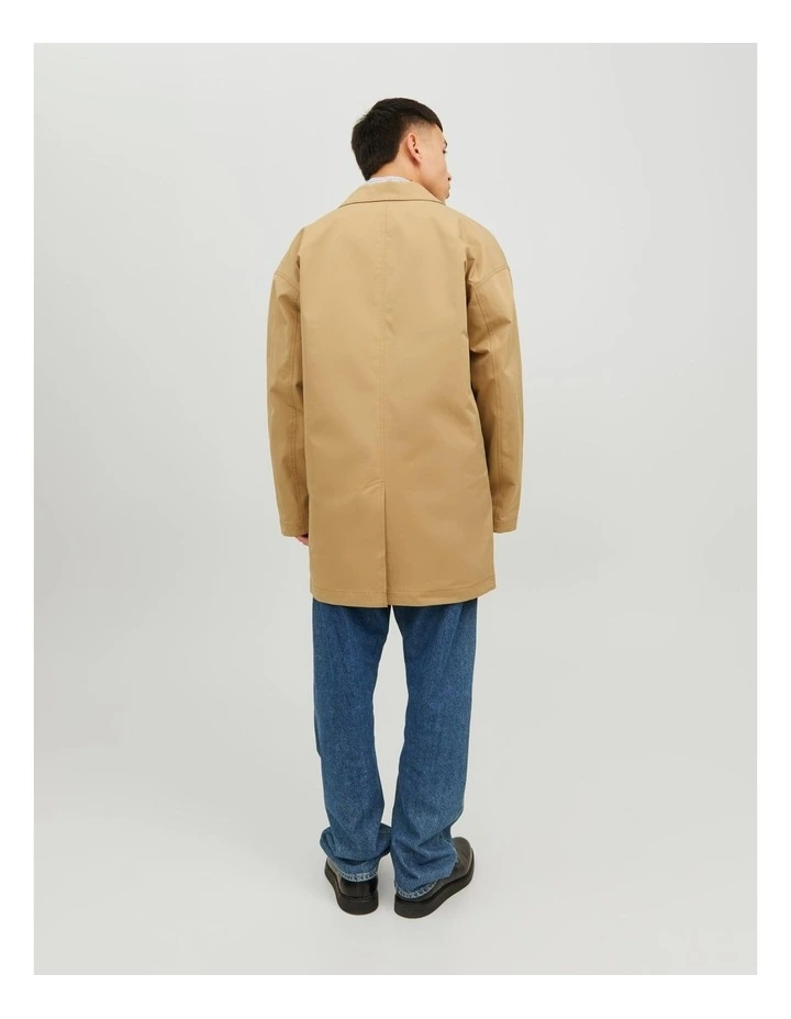 Crease Mac Trench Coat in Light Brown
