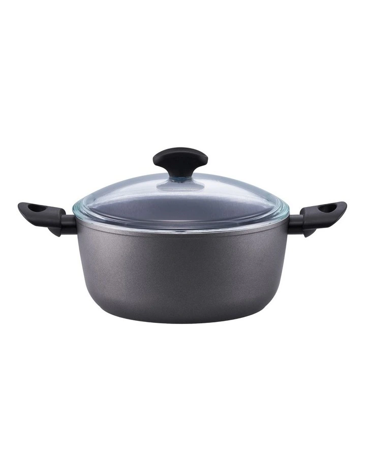 Per Benessere Ceramic Nonstick Induction Covered Wok With Helper Handle 32cm