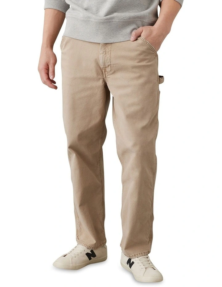 Flex Carpenter Pant in Khaki