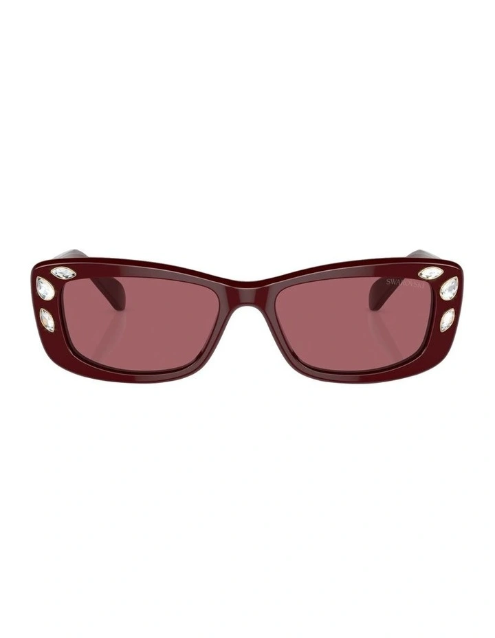 SK6008 Sunglasses in Red