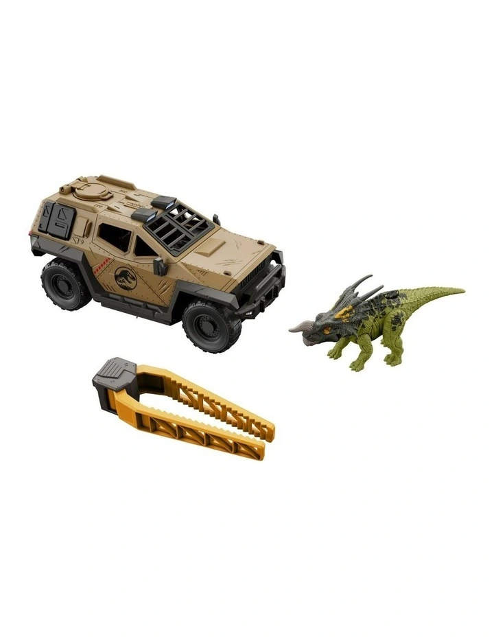 Mission Mayhem Truck and Dinosaur Action Figure Toy Set in Multi