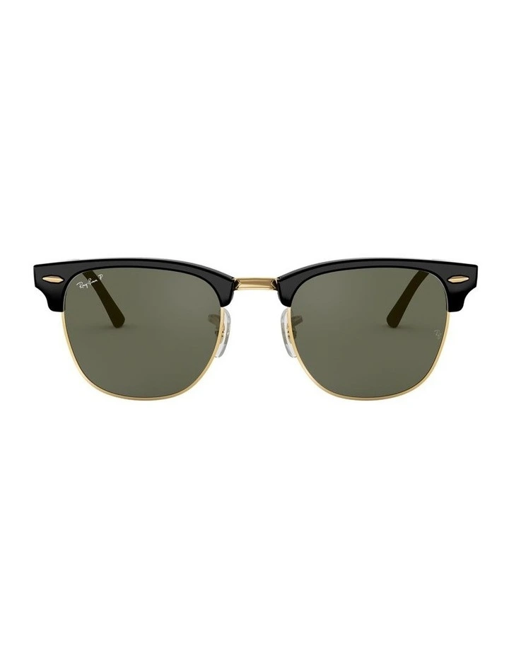 Clubmaster Black RB3016F Polarised Sunglasses
