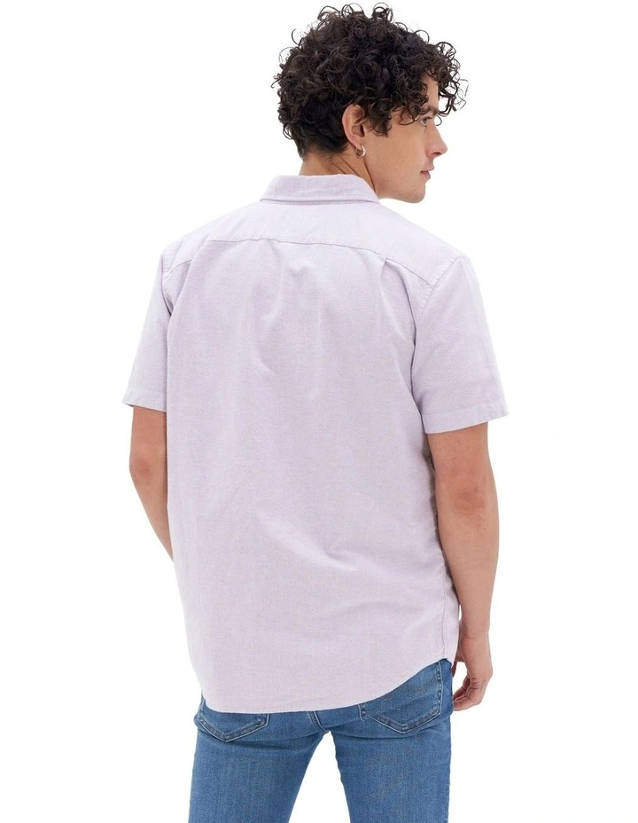 Everyday Oxford Button Up Shirt in Purple