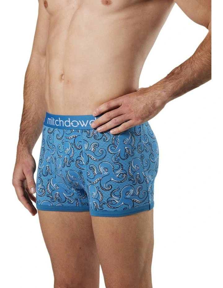 Octopus Bamboo Trunk in Blue
