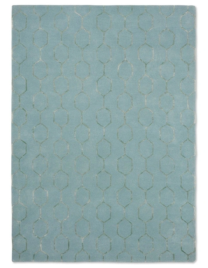 Gio Mineral Rug 039108 in Blue