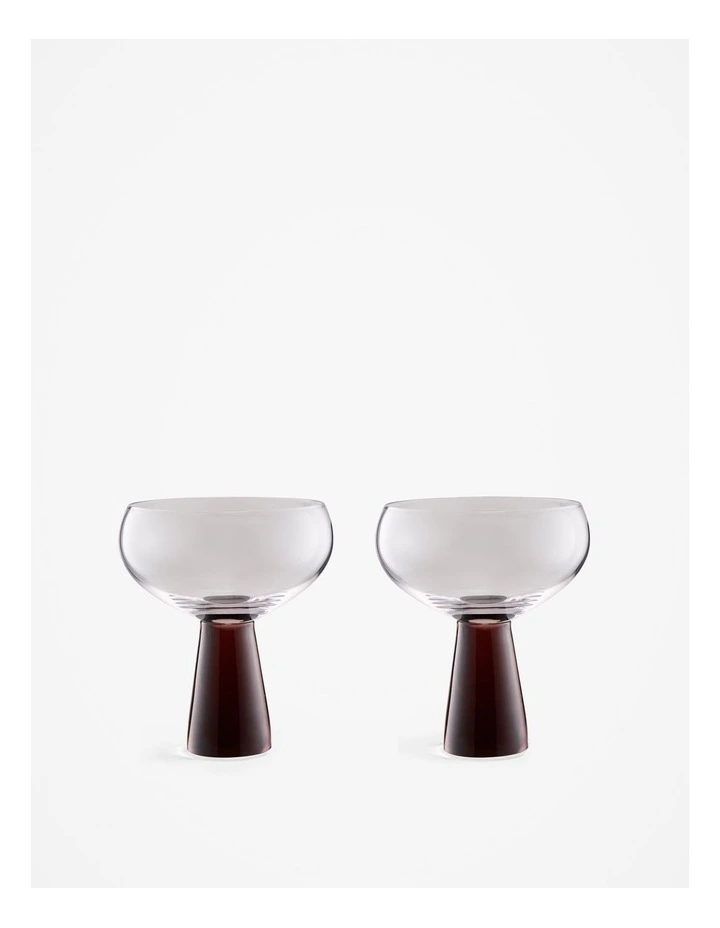Mia Coupe Set Of 2 in Violet