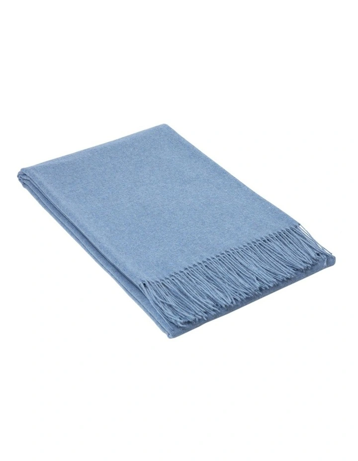 Paddington Throw Blanket in Blue