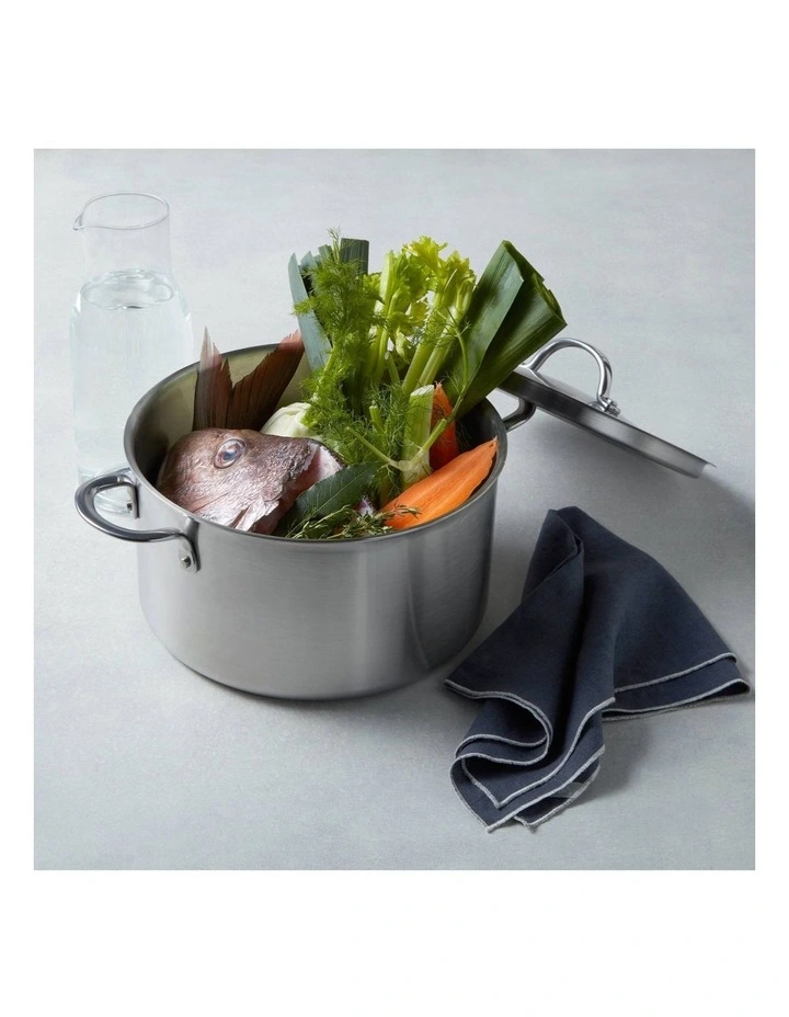 Per Amore Clad Stainless Steel Induction Covered Stockpot 26cm/7.6L