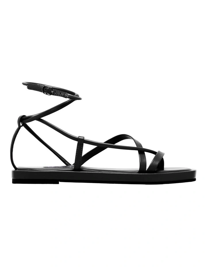 Waren Sandal in Black