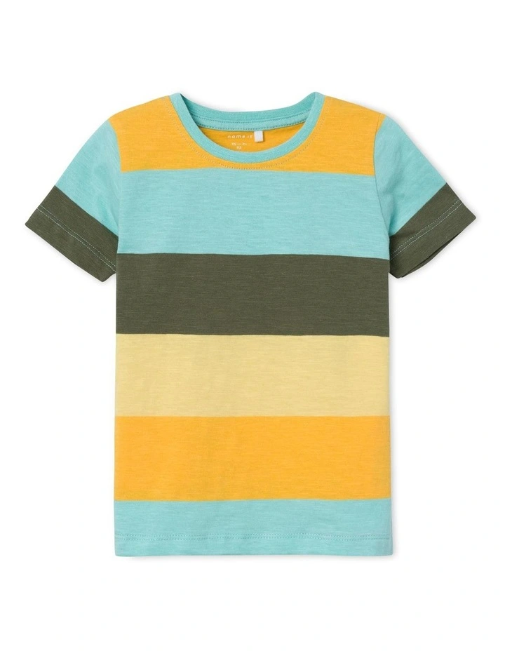 Harmod Striped T-shirt in Tibetan Stone