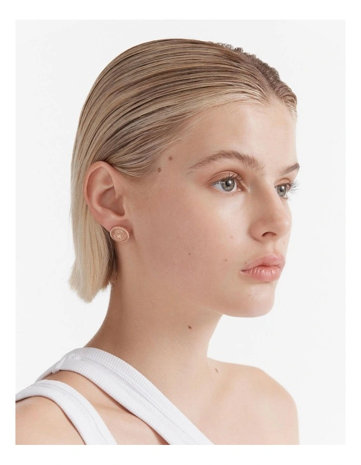 Nevada Stud Earrings in Pancake