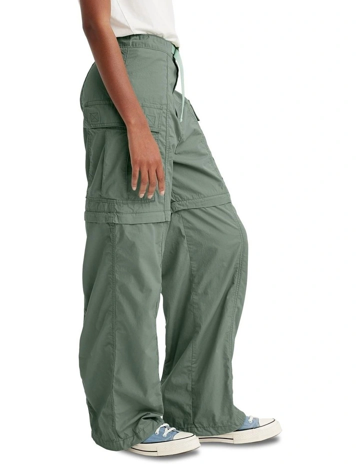 Convertible Cargo Pants in Granite Green