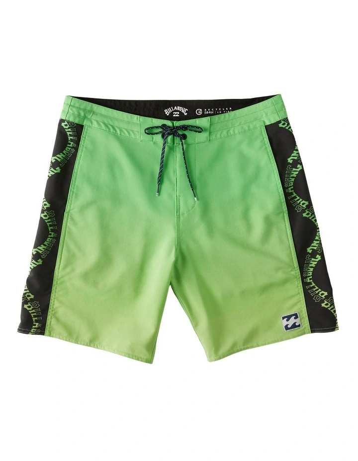 D Bah Lowtide Boardshorts in Neon Lime