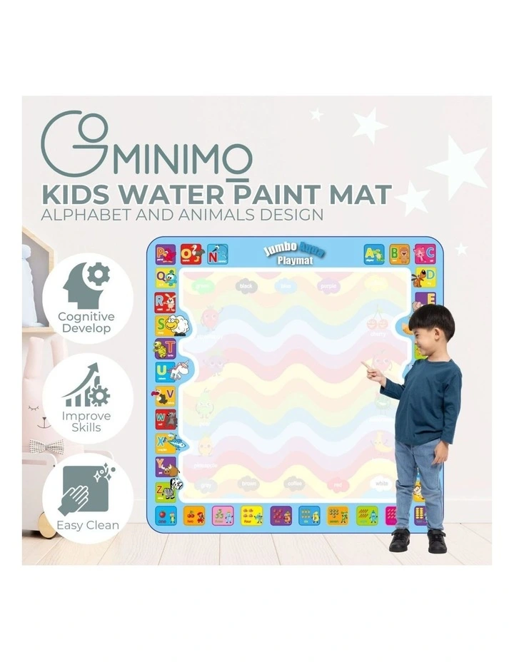 Water Doodle Drawing Paint Mat Board With Pen Gift Educational Toys