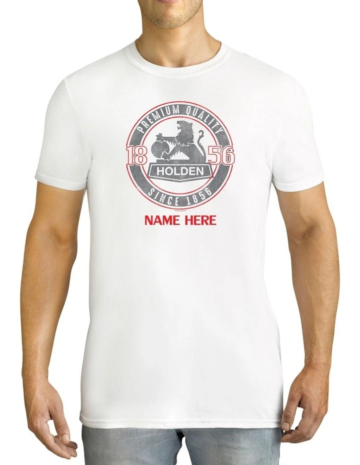 Men's Holden Since 1856 Personalised Cotton T Shirt