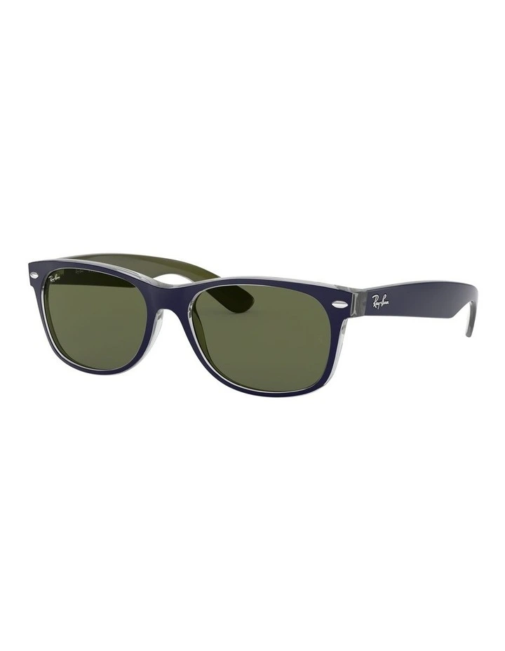 New Wayfarer Bicolor Blue RB2132 Sunglasses