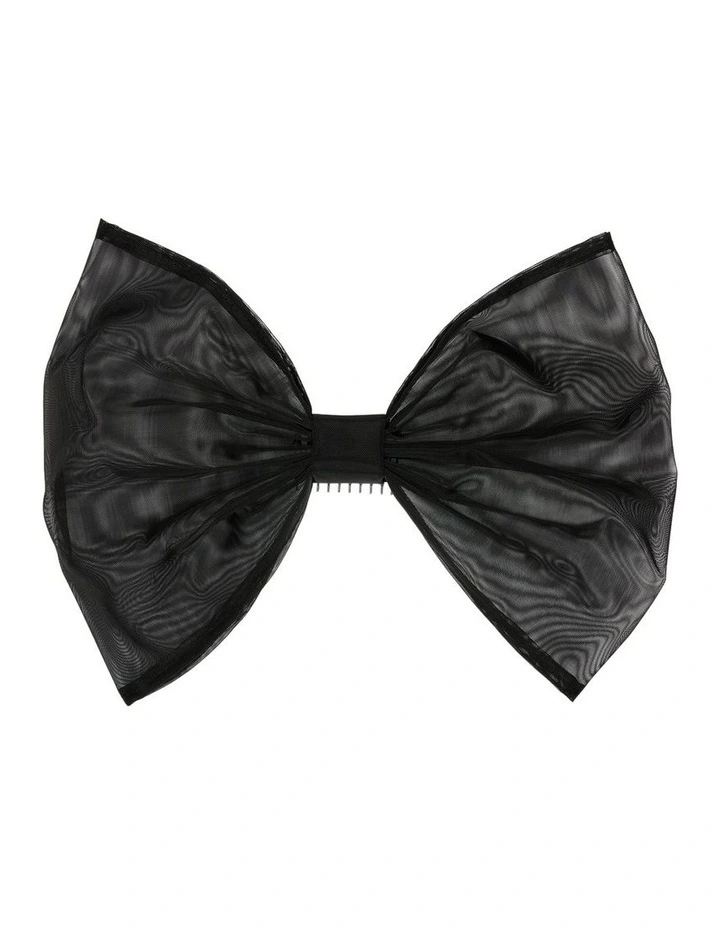 Kinsleigh Bow Hair Accessory in Black