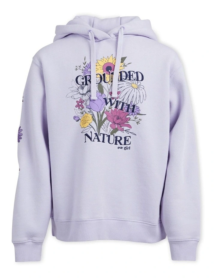 Grounded Hoodie (3-7 Years) in Purple