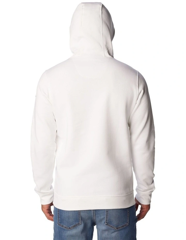 CSC Basic Logo II Hoodie in White