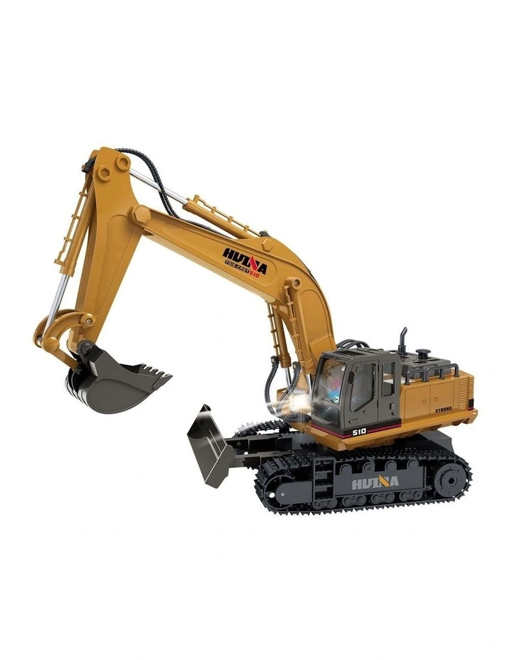 Remote Controlled Tractor Excavator Digger in Yellow